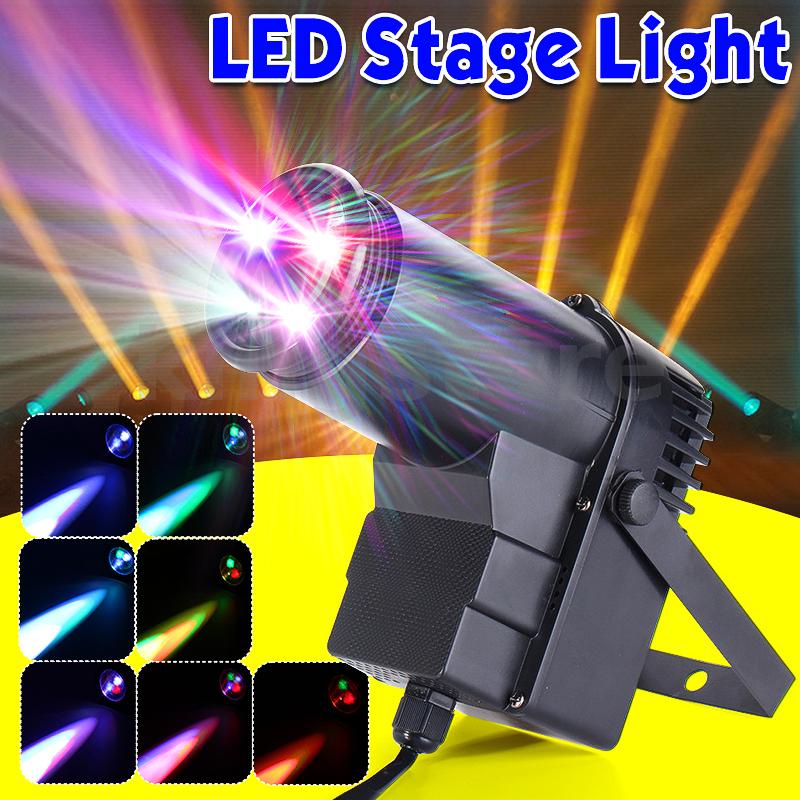 In Stock 30W LED Stage Light RGBW Pinspot Light Beam Spotlight 6CH DJ