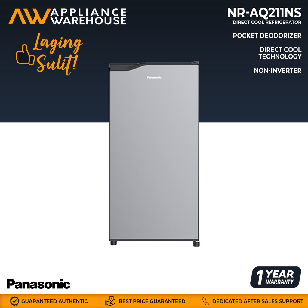 Panasonic NR AQ211NS 7 4 Cu Ft 1 Door Direct Cool Non Inverter