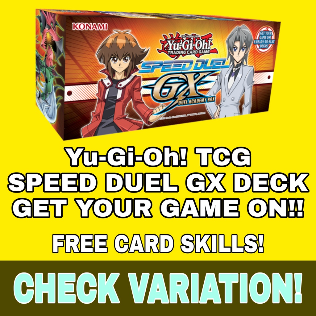 Yugioh Speed Duel Gx Duel Academy Deck W Free Card Skills Shopee