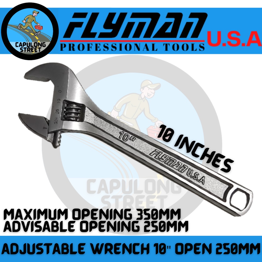 Capulong Flyman Adjustable Wrench 10 Yabe Adjustable Spanner Katala