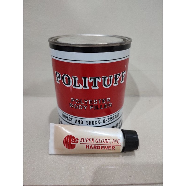 Polituff Polyester Body Filler With Hardener Liter Shopee Philippines