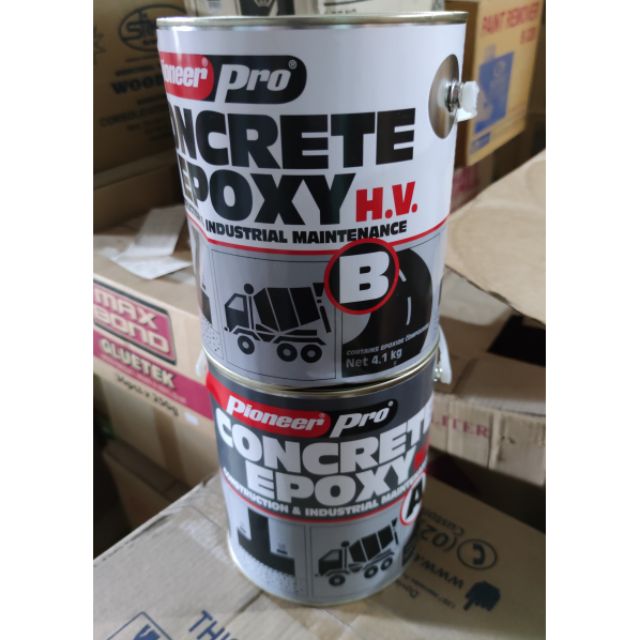 Pioneer Pro Concrete Epoxy A B High Viscosity Set 4 Liter Gallon