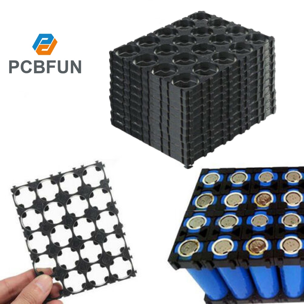 Pcbfun New 10Pc 4X5 18650 Battery Holder Cell Spacer Radiating Shell