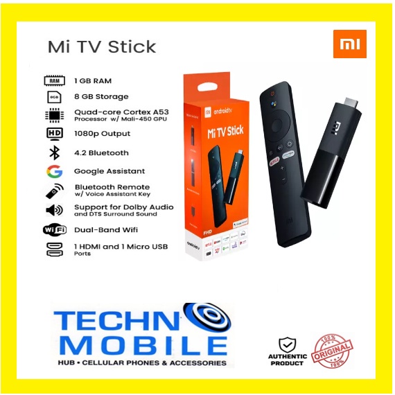 Xiaomi Mi Tv Stick Global Version Android Tv Mt Shopee Philippines