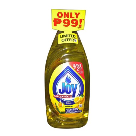 JOY LEMON CONCENTRATE DISHWASHING LIQUID 495ml Shopee Philippines