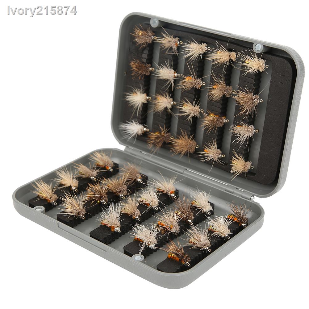 40pcs Box Fly Fishing Lure Bait Trout With Hook Fly Fishing Assorted