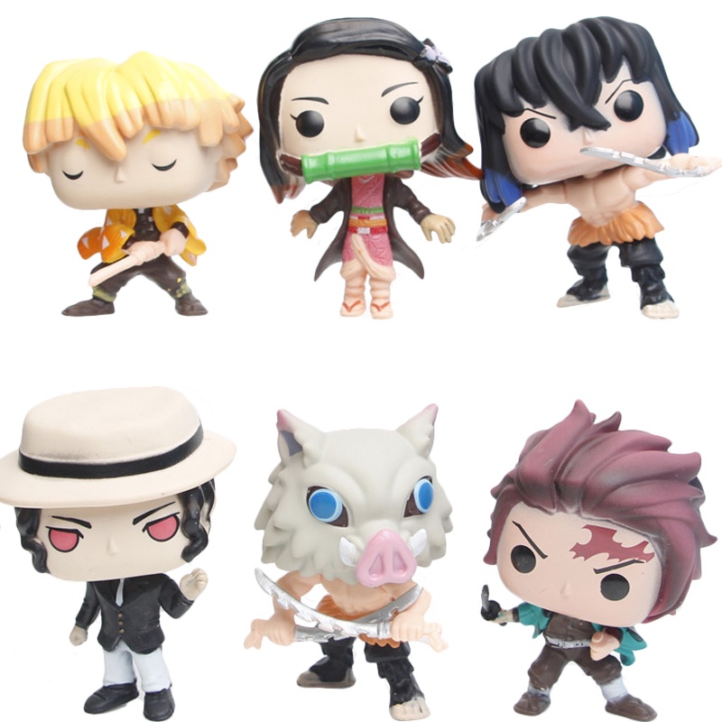 Pcs Funko Pop Demon Slayer Action Figures Tanjirou Nezuko Agatsuma