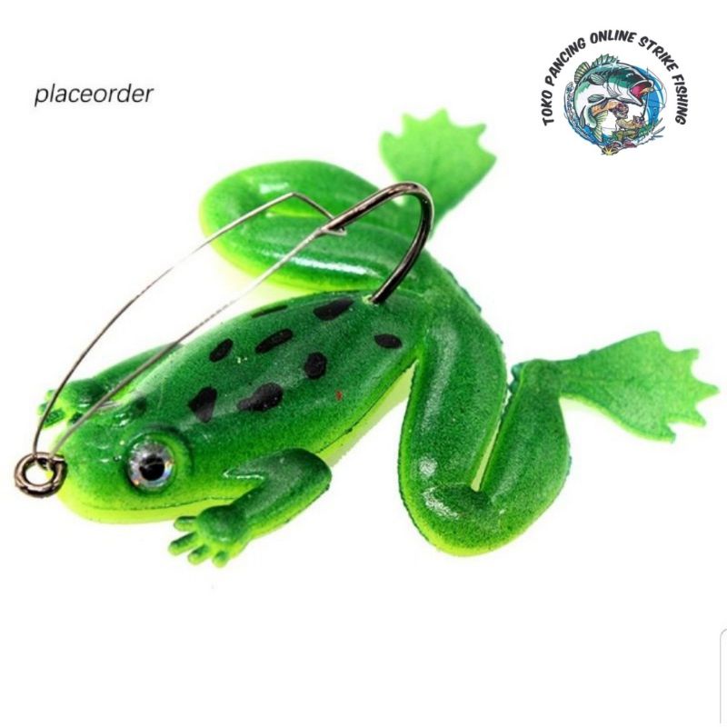 Ples Hook Synthetic Rubber Frog Faux Bait Shopee Philippines