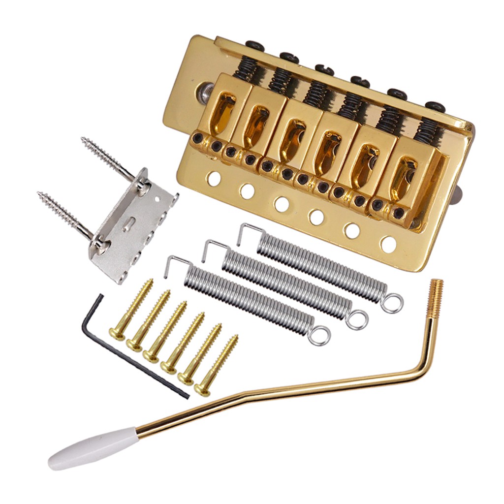 Flat Saddle Tremolo Bridge System For ST Electric Guitar Gold Shopee