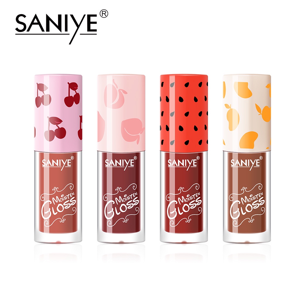 New Saniye Colors Cute Matte Fruity Lip Tint Moisturizing