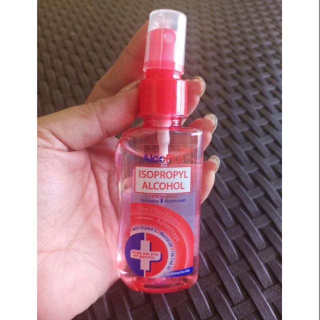 Isopropyl Alcohol Alco Plus 60ml Spray Shopee Philippines