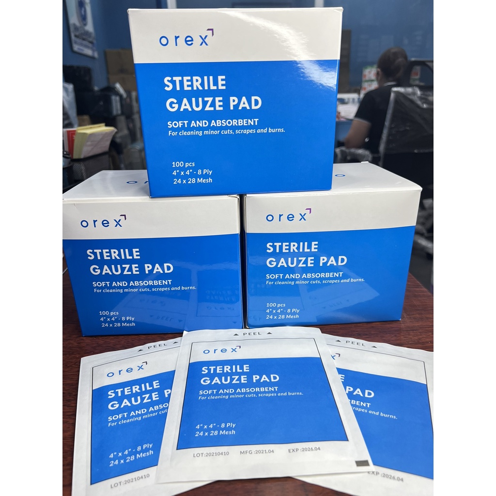 Sterile Gauze Pad Gauze Swab Gauze Sponge 3x3 4x4 OREX SURE