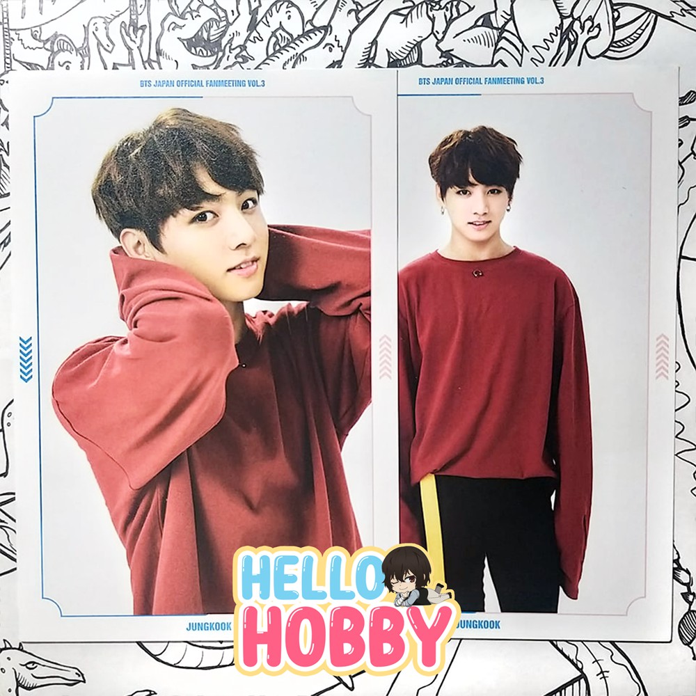 BTS Japan Official Fan Meeting Vol 3 Jungkook Postcard SET Shopee