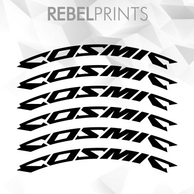 Mavic COSMIC 12 Pcs Wheel Rim Sticker Decals Vinyl For Mountain Bike