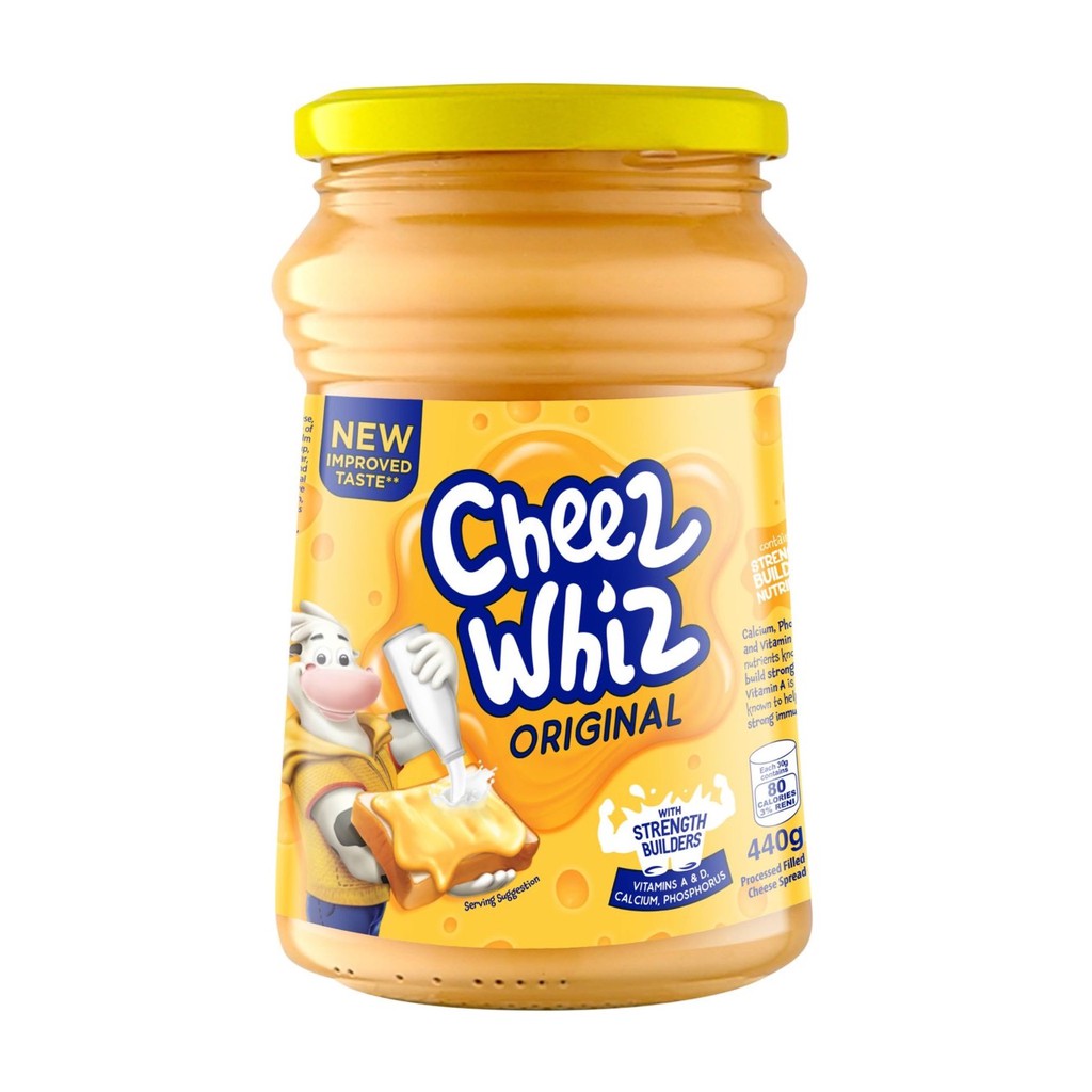 Cheez Whiz Original Spread Jar 210g Shopee Philippines