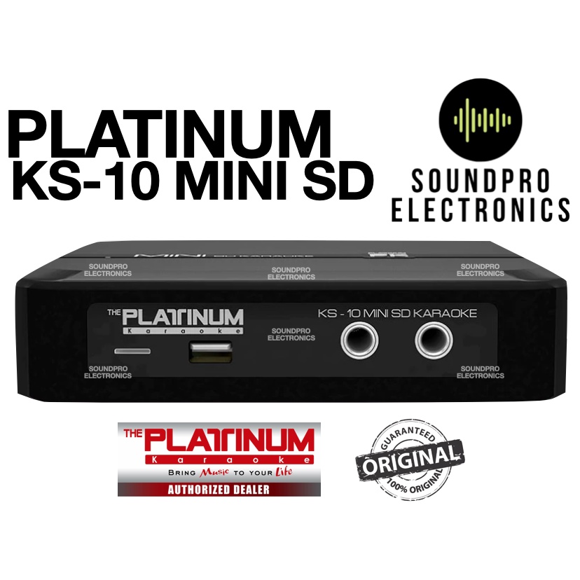 Platinum KS 10 Mini SD Karaoke Player SD Card Shopee Philippines