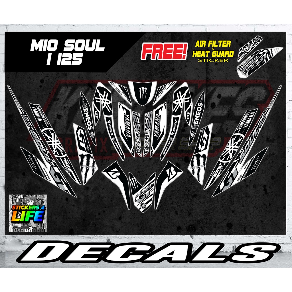 Yamaha Mio Soul I Full Decals Sticker Shopee Philippines