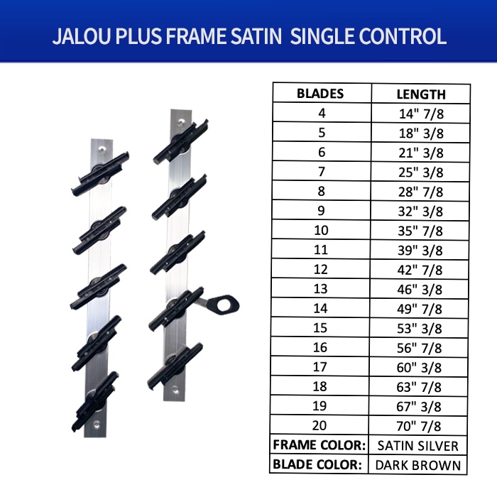 Jalouplus Jalousie Frame Blades Blades For Louver Window Pair