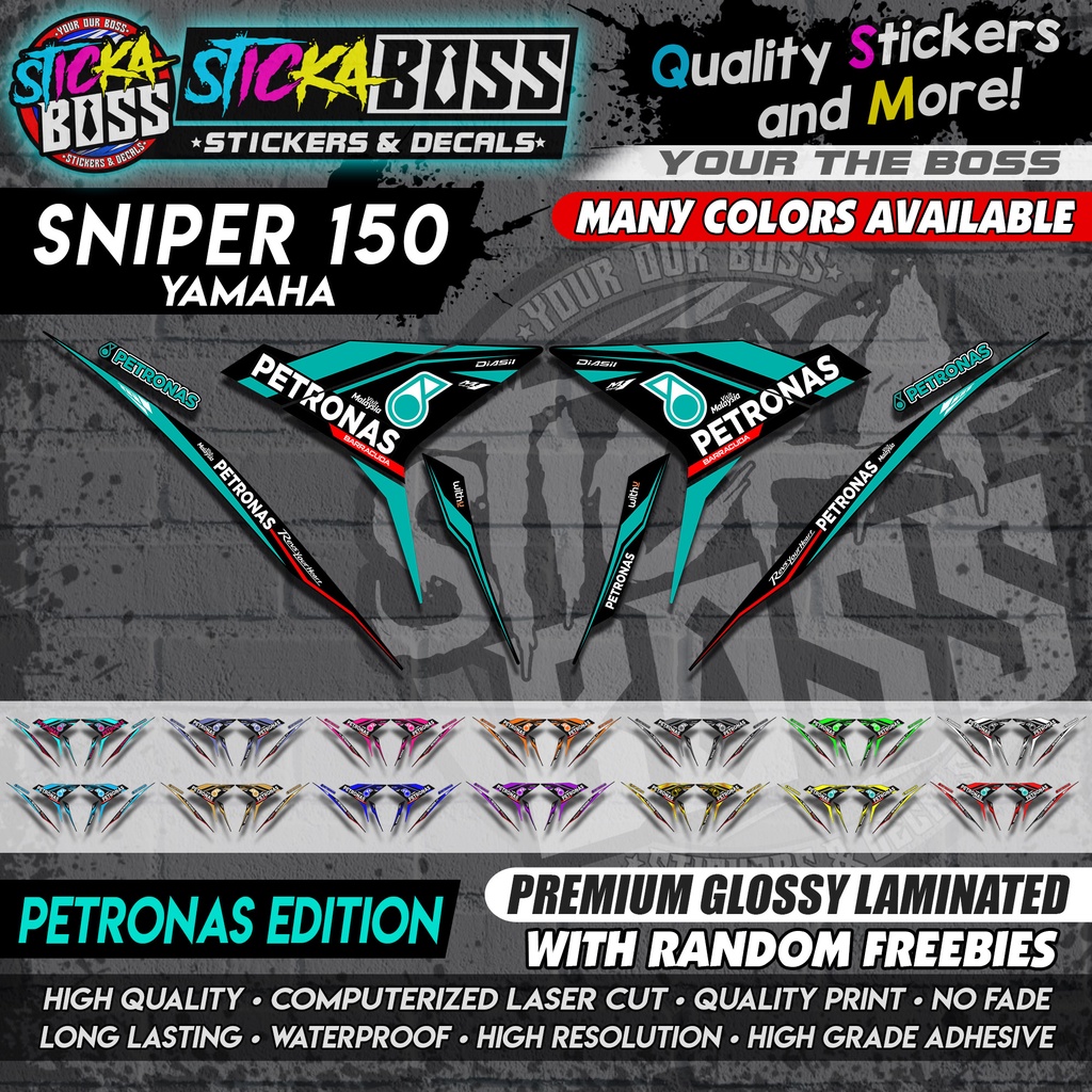 SNIPER 150 Decals Petronas Edition MX King Exciter 150 Shopee