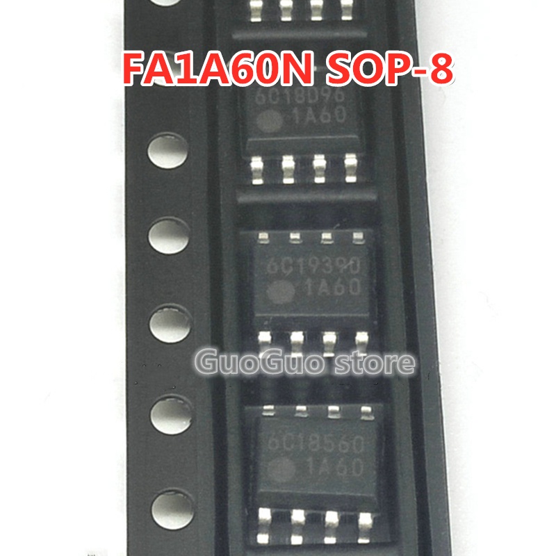 2pcs FA1A60N 1A60 SOP 8 FA1A60N C6 L3 SOP8 SMD Power Management Chip IC