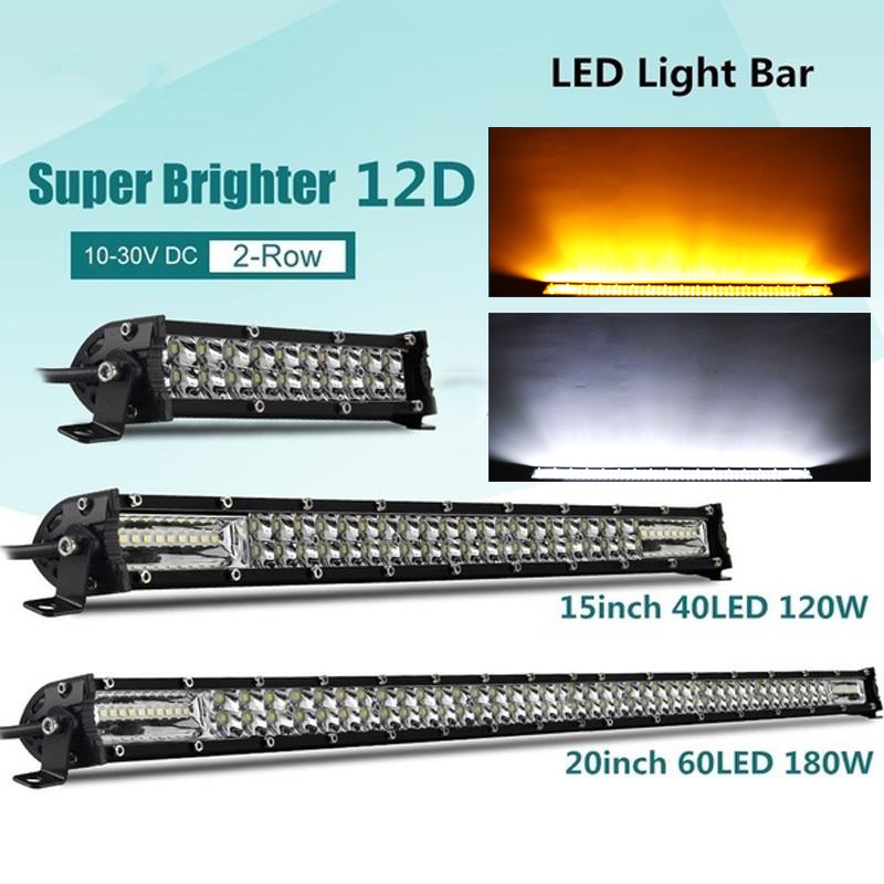 Car Light Bar D Slim Led Lightbar Single Row X Led Lampu