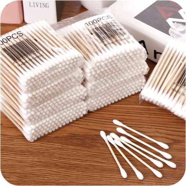 Wood Cotton Buds Swab Applicator Stick Shopee Philippines