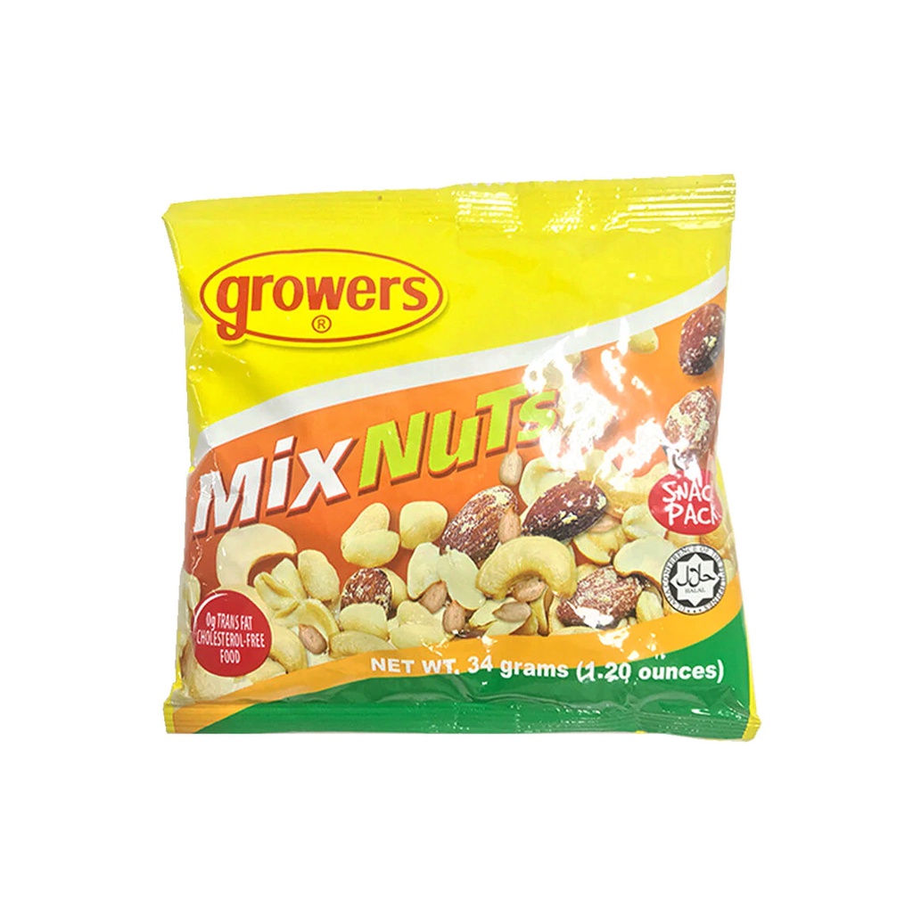 Growers Mix Nuts Snack Pack G Shopee Philippines