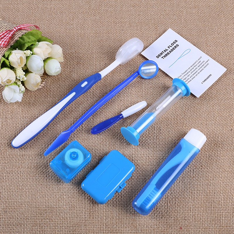 Pcs Set Toothbrush Kit For Braces Interdental Travel Oral Kit