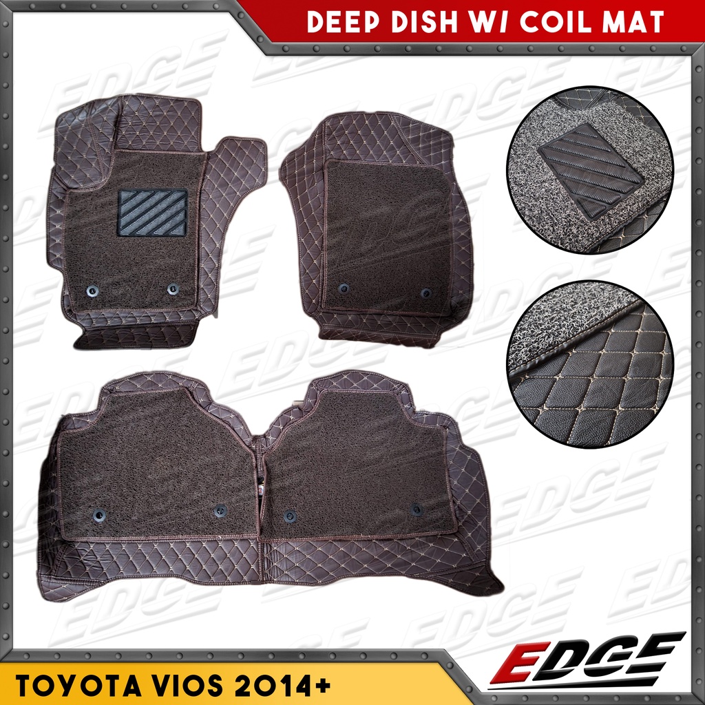 Diamond Deep Dish W Coil Mat Toyota Vios Leather Diamond