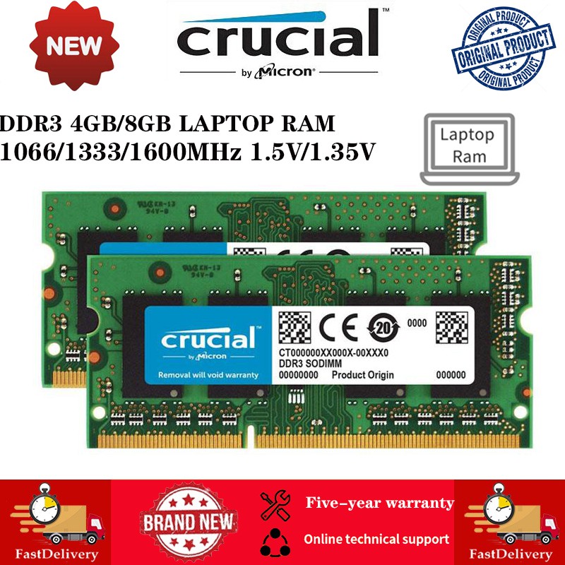 Crucial Laptop Ram Ddr Ddr L Gb Gb Gb Mhz Mhz Mhz