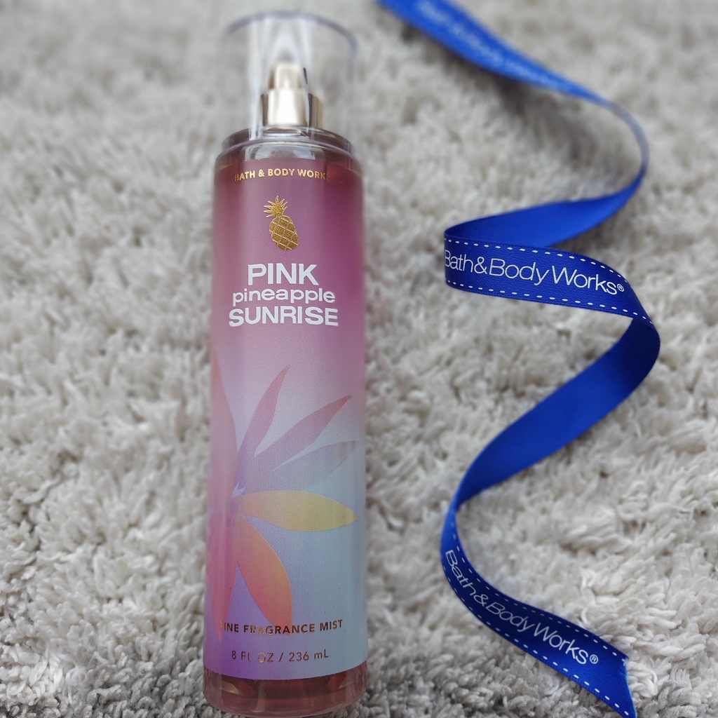 Original Bath Body Works Usa Pink Pineapple Sunrise Fine Fragrance