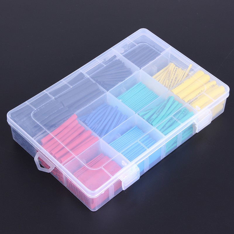 EVERYTHIN 530Pcs Heat Shrink Tubing Insulation Shrinkable Tube 2 1 Wire