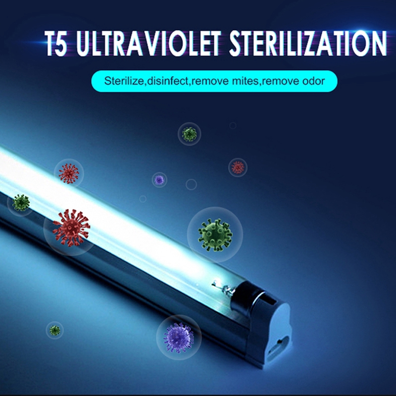 UVC Lamp Ultraviolet Germicidal Light T5 8W 6W Tube UVC Disinfection