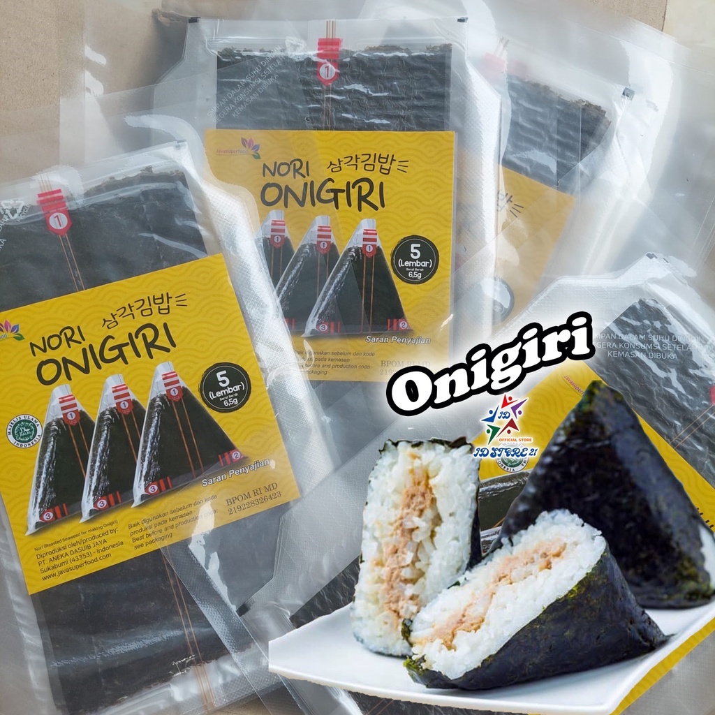 Nori Onigiri Wrapper Java Halal Seaweed Nori Wrapper Nori Triangle