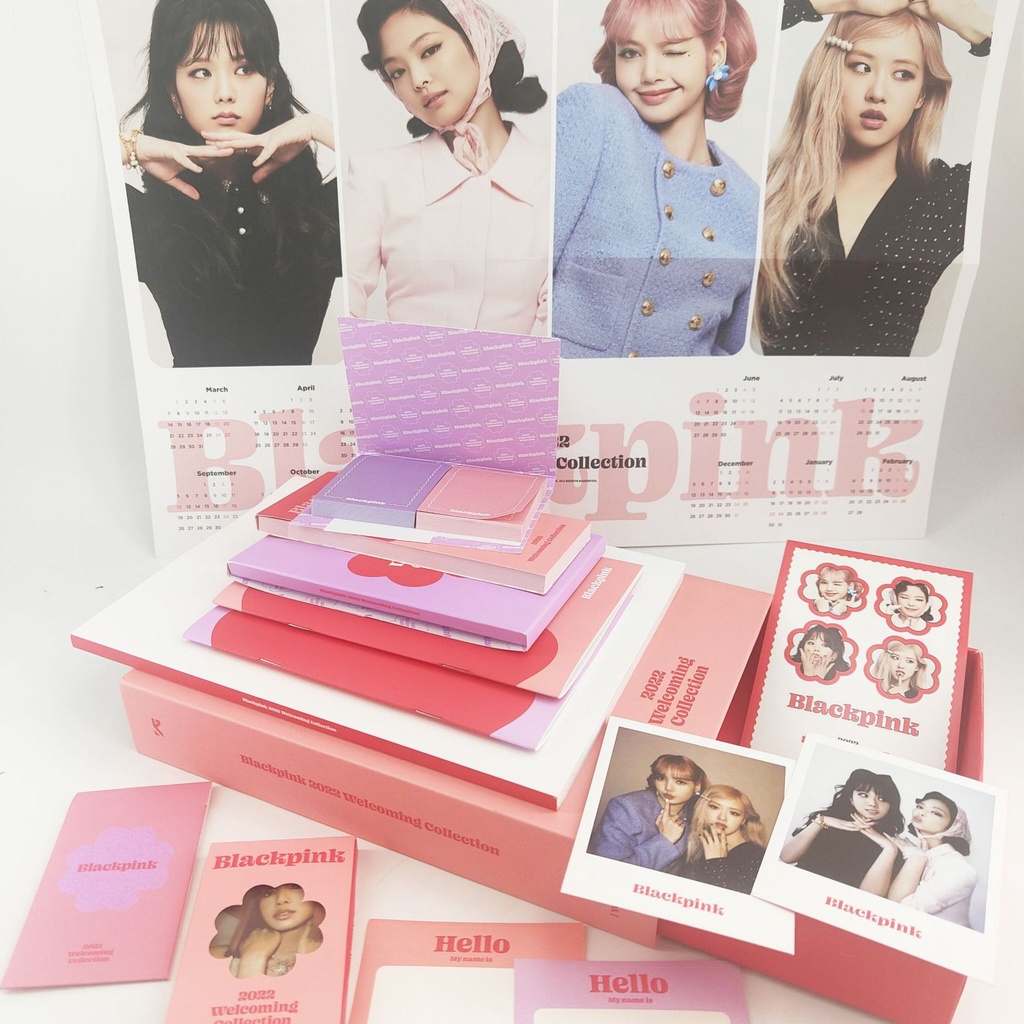 Kpop BLACKPINK 2022 Welcoming Collection Photo Card Sticker Postcard