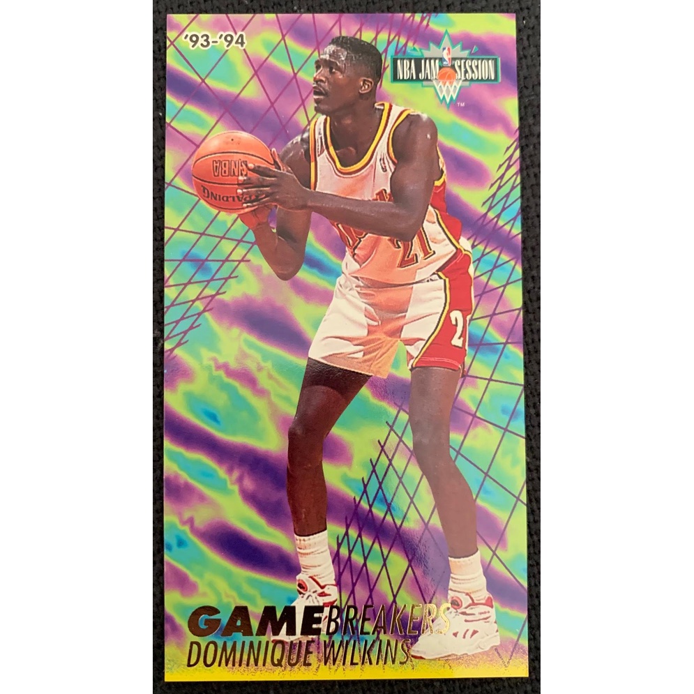 1993 Fleer NBA Jam Session Game Breakers Basketball Card Dominique