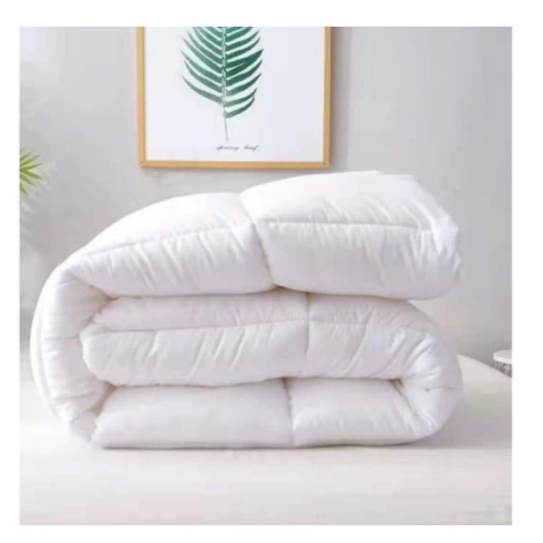 Plain White Comforter Single Double Queen King Size Cottonplain White