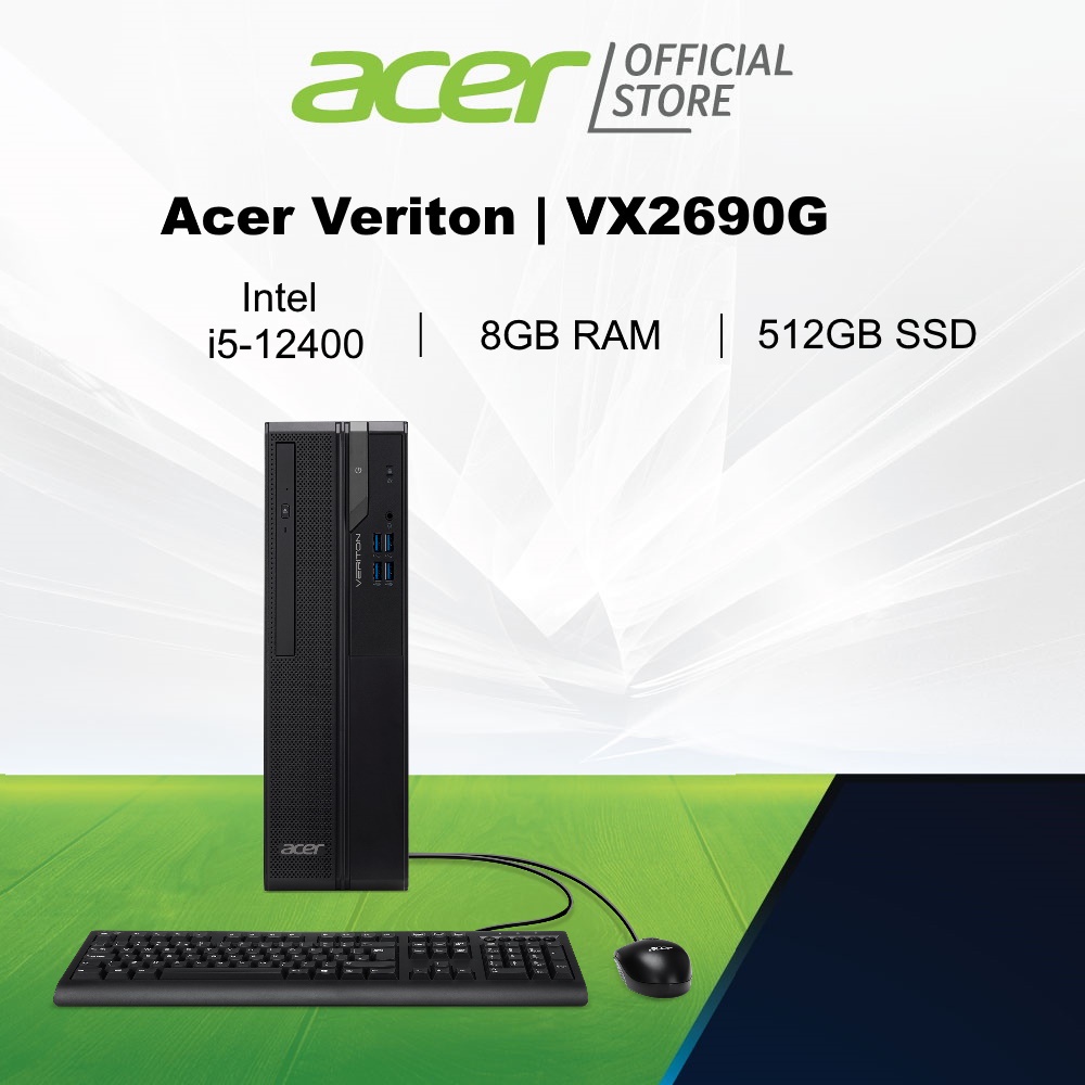 Acer Veriton VX2690G Business Desktop With 12th Gen Intel Core I5