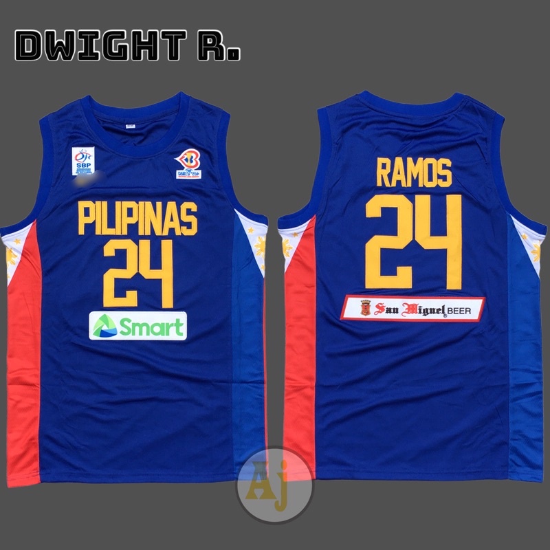 Gilas Pilipinas Adult Basketball Jersey Kai Sotto Dwight Ramos Clarkson