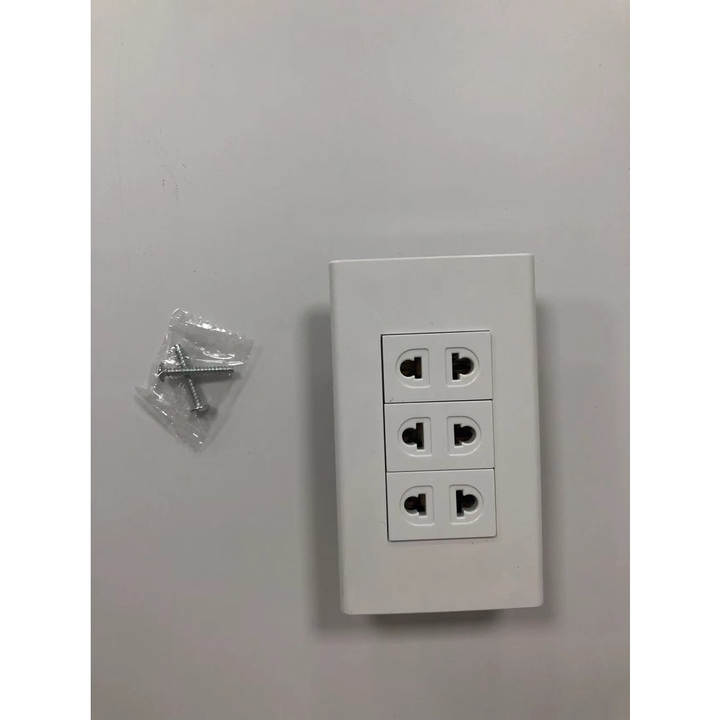 Switch Outlet Gang Gang Gang Duplex Aircon Outlet Led Switch Lan