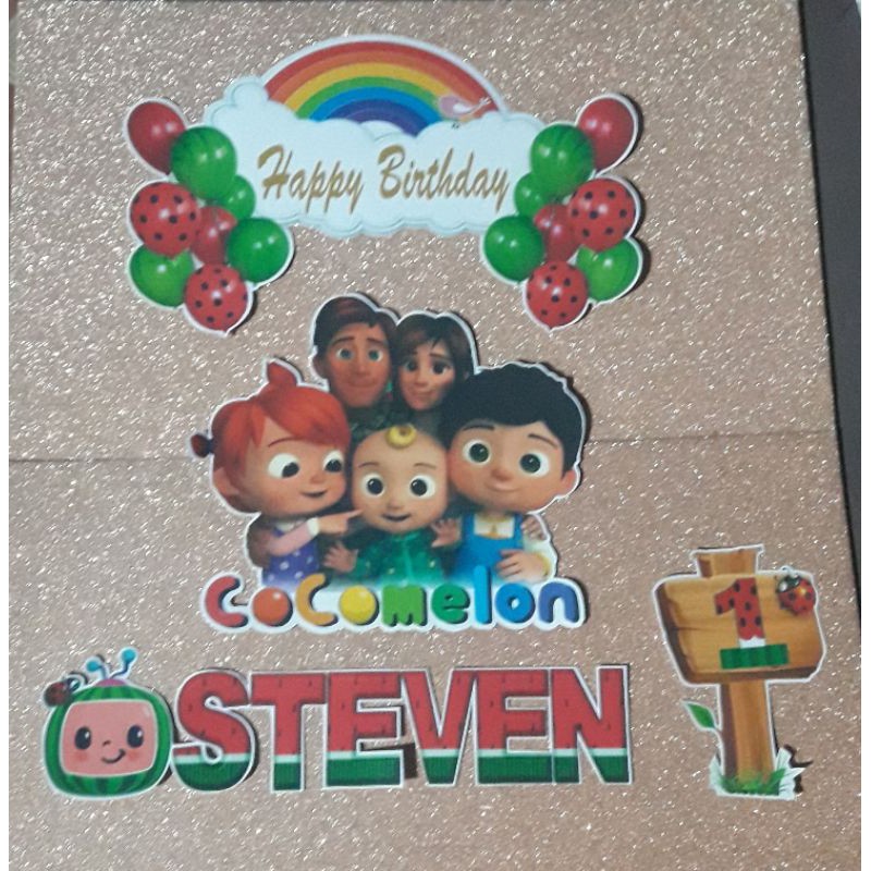 Cocomelon Cake Toppers Shopee Philippines