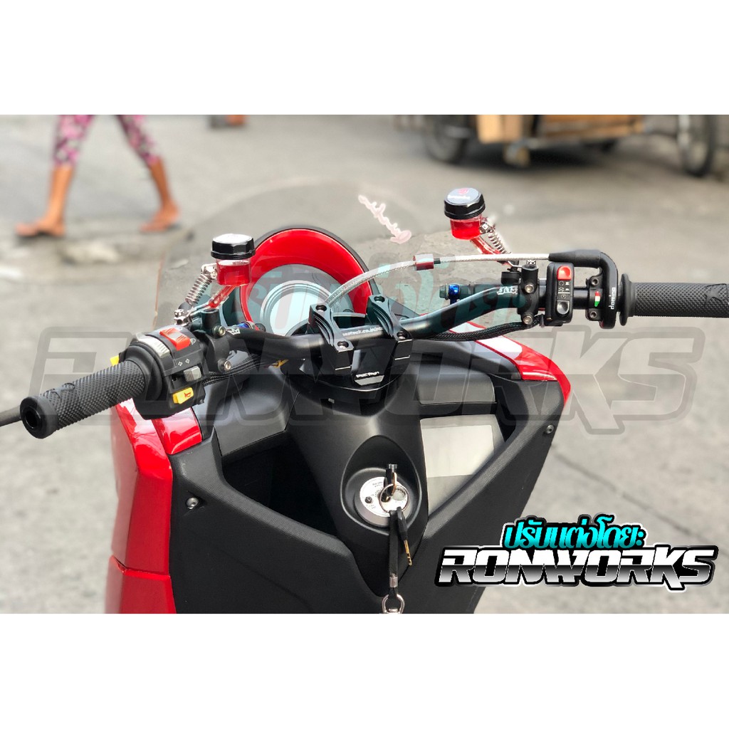 NAKED HANDLE BAR NMAX DOMINO SWITCH JET WHEELS HANDLE BAR DOMINO QUICK THROTTLE AND THROTTLE