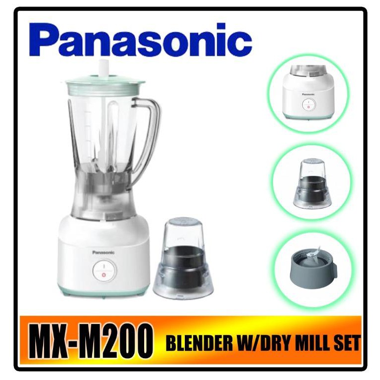 Panasonic Blender With Dry Mill Set Mx M Mx M Wsl Mx M Gsl