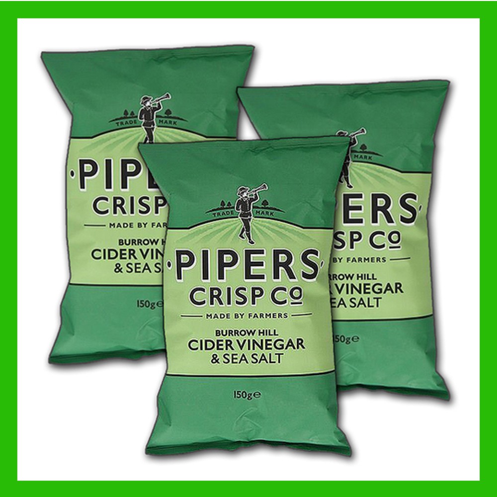 Pipers Crisp Co Burrow Hill Cider Vinegar Sea Salt 150g Shopee