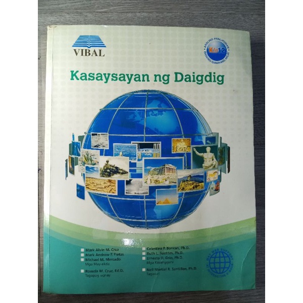 Vibal Kasaysayan Ng Daigdig Book Shopee Philippines