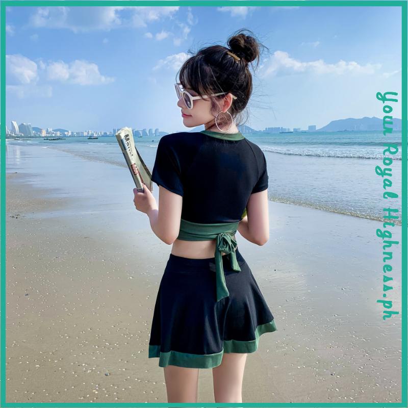 Seven 2022 New Style Hot Spring Swimsuit Female Split Boxer Two Piece Korean Version Sexy Ins