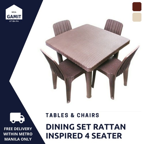 Jolly Rattan Dining Set Seater Free Delivery Within Metro Manila