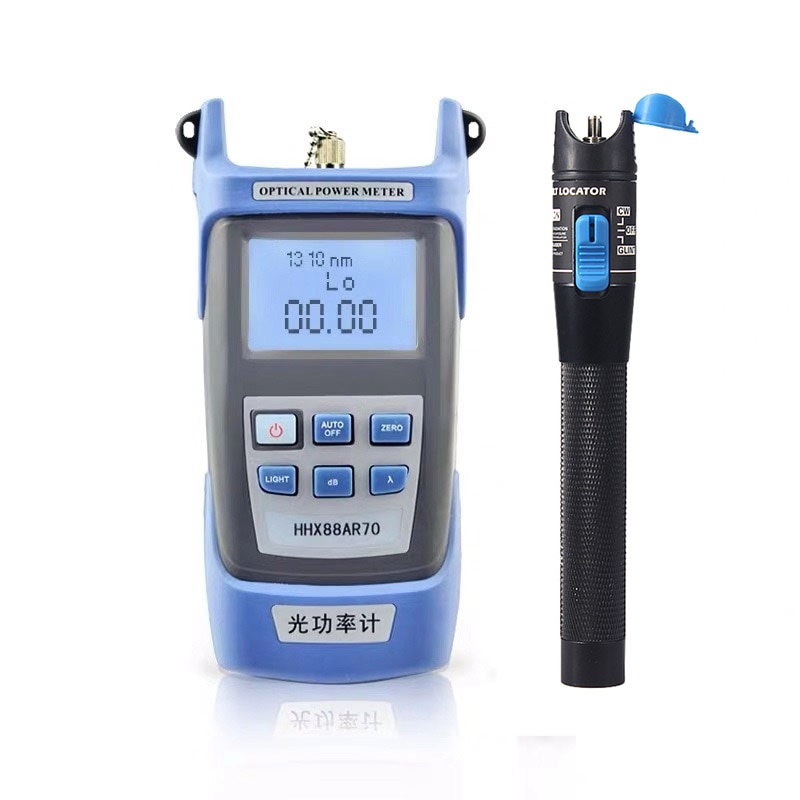 2 In 1 Ftth Fiber Optic Tool Kit Optical Power Meter 70 3 And 5km 1mw