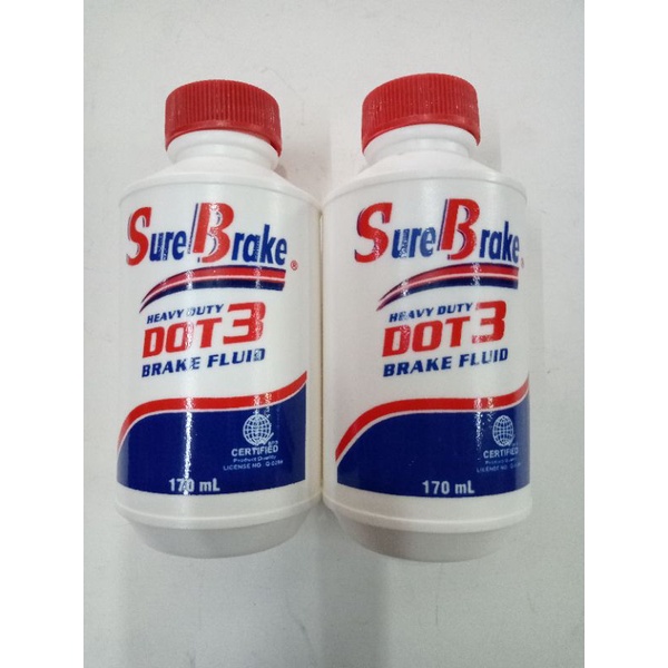 Sure Brake Heavy Duty Dot Brake Fluid Shopee Philippines