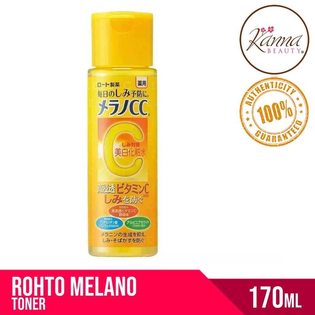 Rohto Melano Cc Spot Corrector Whitening Toner Ml Packaging May